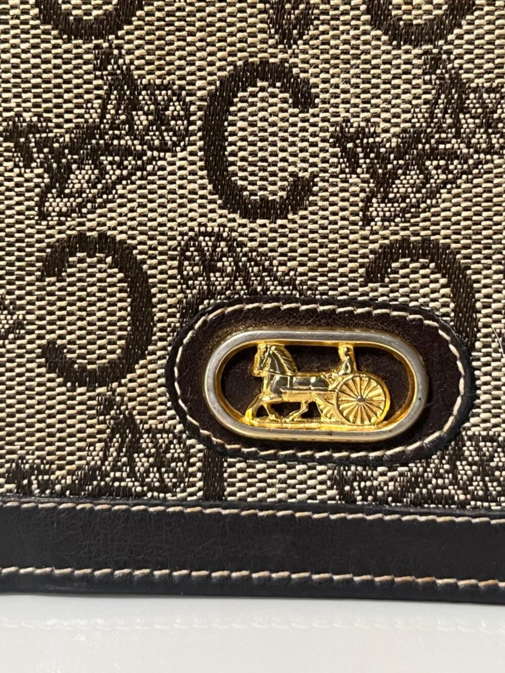Celine Y2K Macadam Canvas Long Wallet Horse Carriage Logo + COA - Picture 12 of 12
